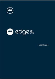 Motorola Edge 20 Lite manual. Smartphone Instructions.